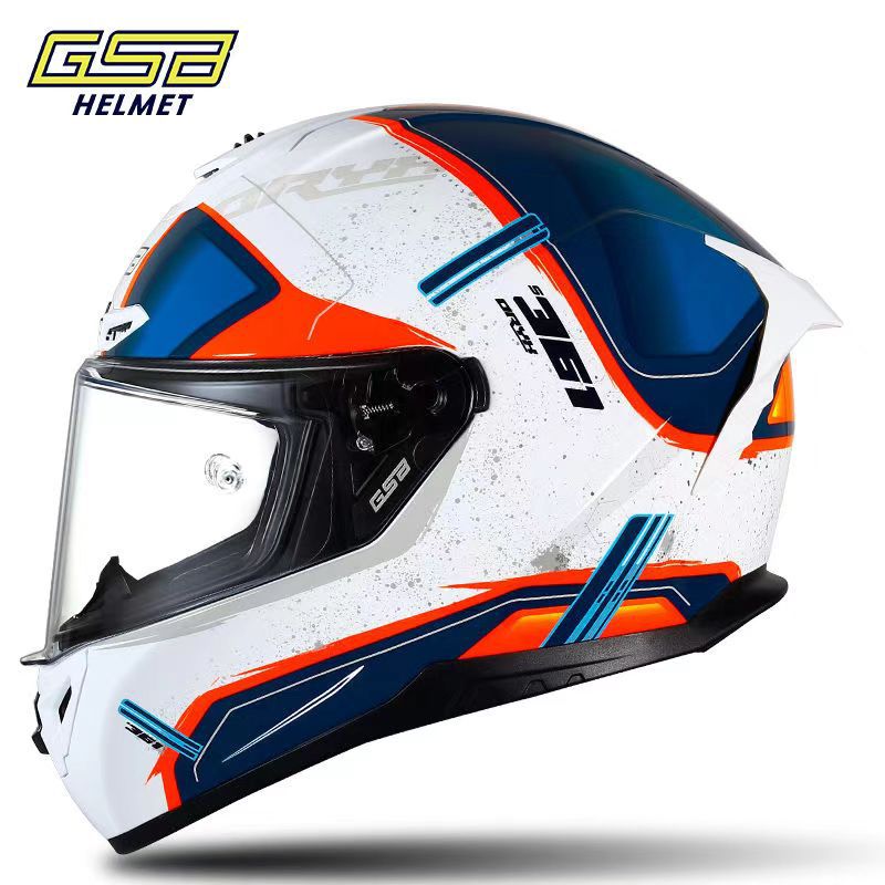 GSB361Motorcycle Helmet for Men and Women, Full Face Bluetooth Helmet for Motorcycles and Electric Bikes, All-Season Universal Riding Helmet3C Certified Helmet