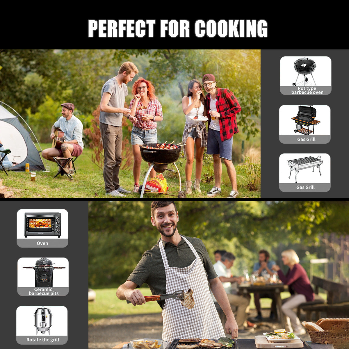 WIFI Intelligence APP Bluetooth BBQ Thermometer Wireless Barbecue Thermometer BBQ Kitchen Food Meat Thermometer