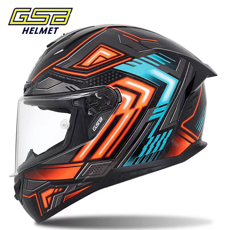 GSB361Motorcycle Helmet for Men and Women, Full Face Bluetooth Helmet for Motorcycles and Electric Bikes, All-Season Universal Riding Helmet3C Certified Helmet