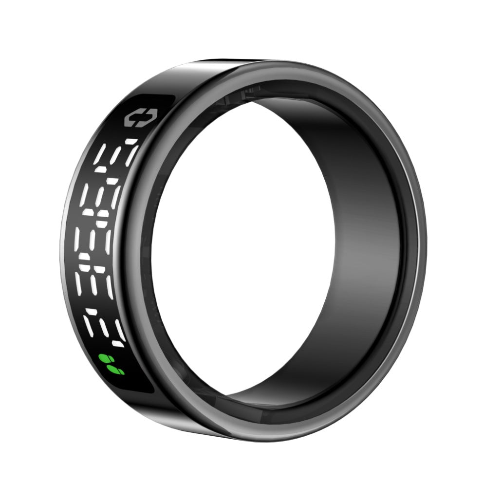 SY01Smart Ring with Display Touch Charging Stand Page Turning Photo Smart Ring Heart Rate Blood Oxygen Sleep