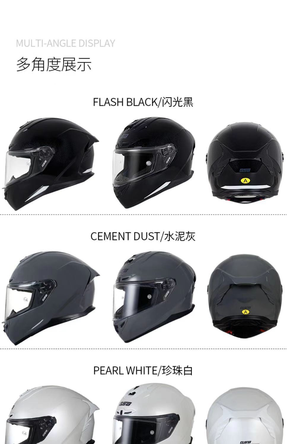 GSB361Motorcycle Helmet for Men and Women, Full Face Bluetooth Helmet for Motorcycles and Electric Bikes, All-Season Universal Riding Helmet3C Certified Helmet