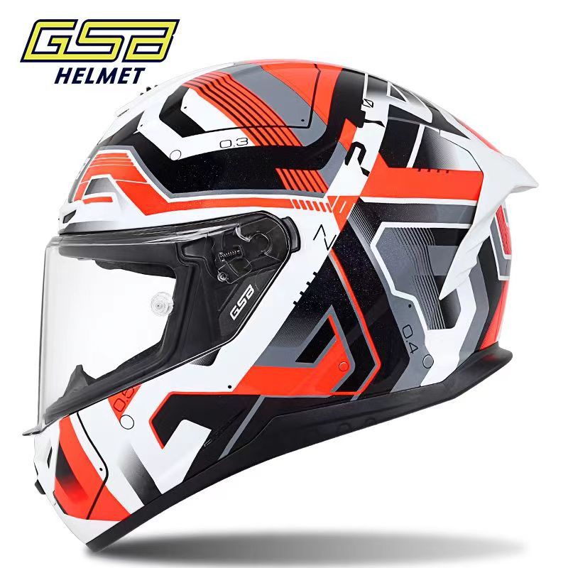 GSB361Motorcycle Helmet for Men and Women, Full Face Bluetooth Helmet for Motorcycles and Electric Bikes, All-Season Universal Riding Helmet3C Certified Helmet