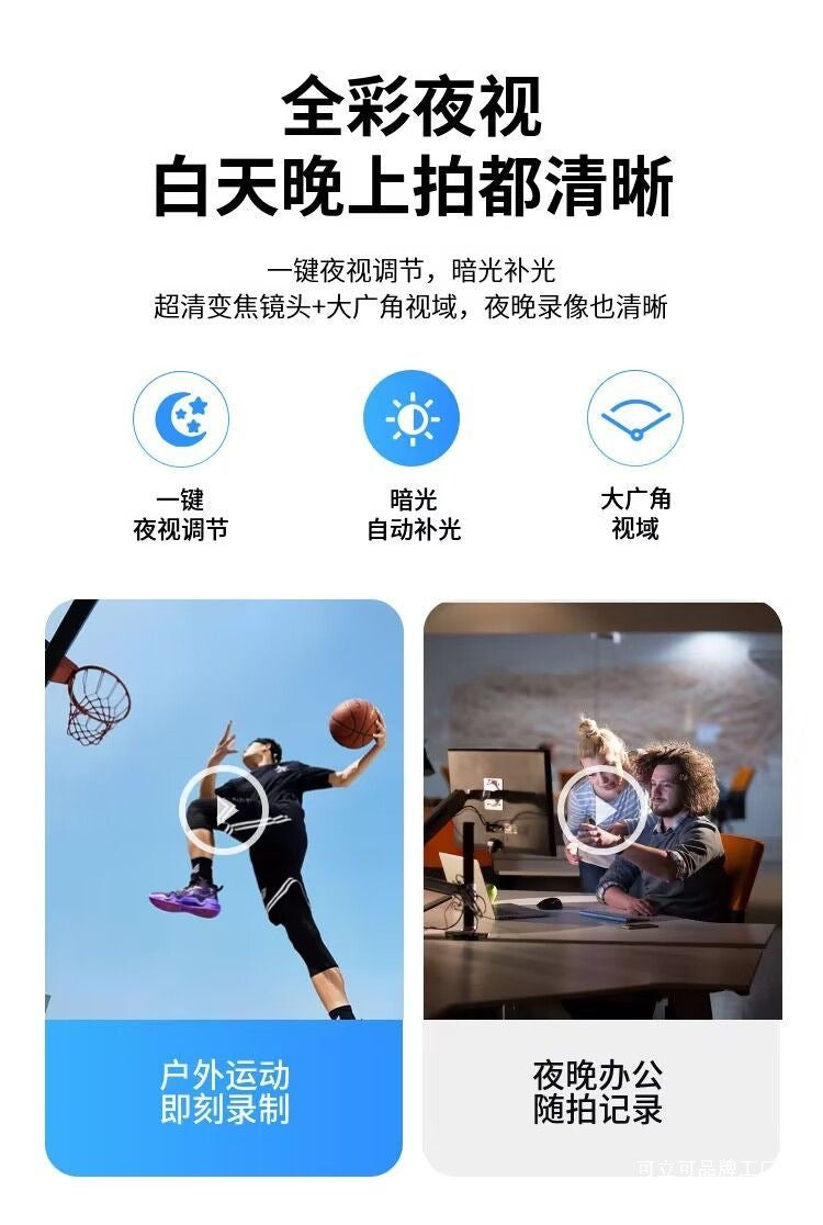 Professional Video Recorder HD Wifi Camera Action Camera with Screen Cycling Law Enforcement Recorder Recording Pen