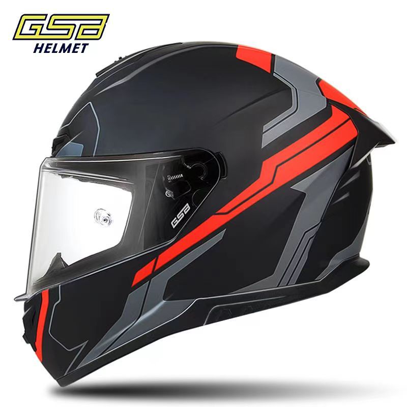 GSB361Motorcycle Helmet for Men and Women, Full Face Bluetooth Helmet for Motorcycles and Electric Bikes, All-Season Universal Riding Helmet3C Certified Helmet