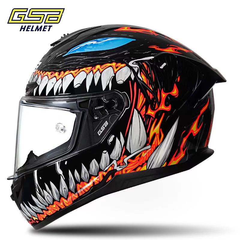 GSB361Motorcycle Helmet for Men and Women, Full Face Bluetooth Helmet for Motorcycles and Electric Bikes, All-Season Universal Riding Helmet3C Certified Helmet