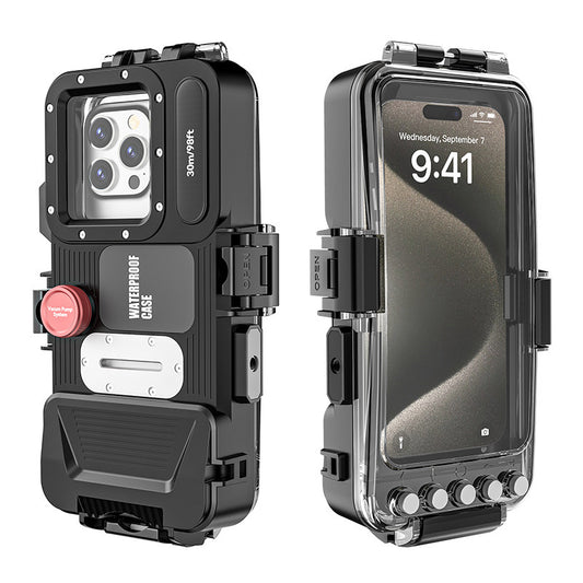 Suitable for various types of mobile phones30Mi Bluetooth Diving Case Apple Samsung Deep Water Shooting Waterproof Universal Mobile Phone