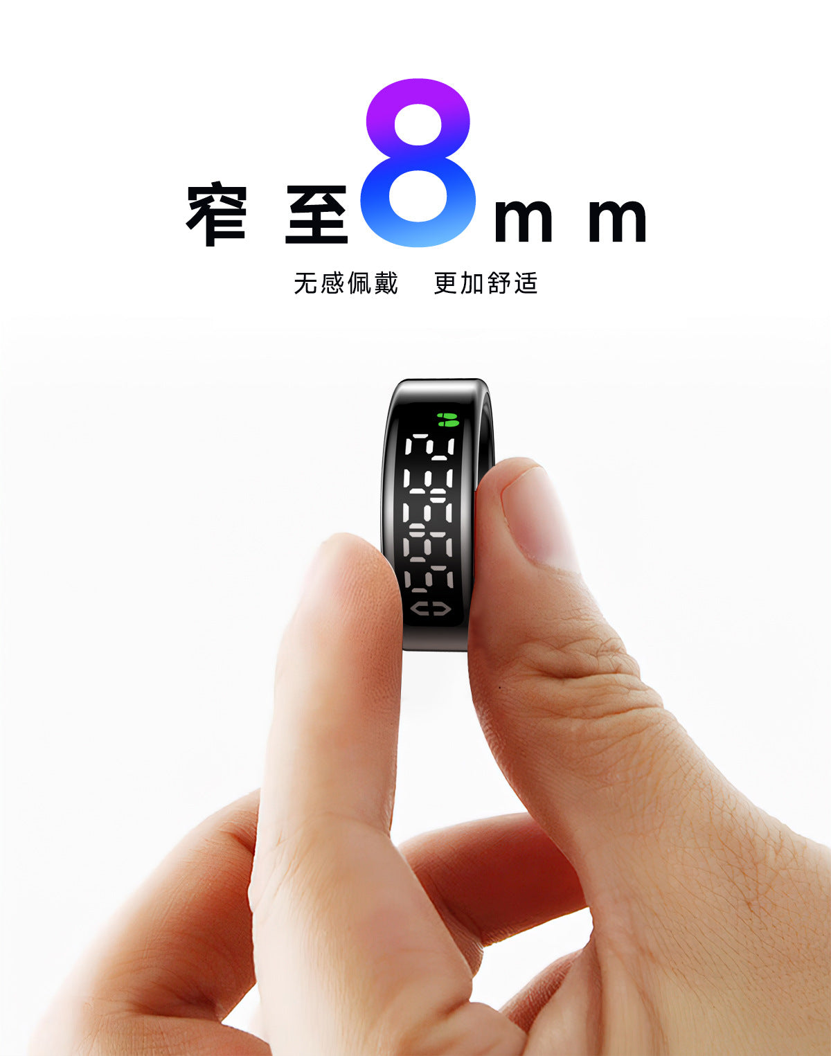 SY01Smart Ring with Display Touch Charging Stand Page Turning Photo Smart Ring Heart Rate Blood Oxygen Sleep