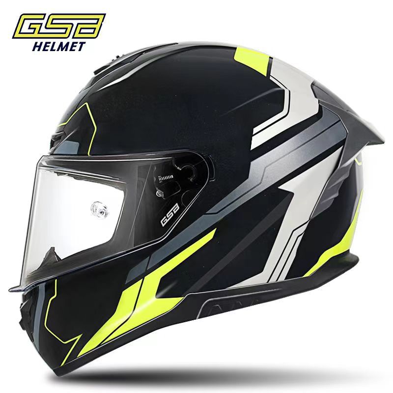 GSB361Motorcycle Helmet for Men and Women, Full Face Bluetooth Helmet for Motorcycles and Electric Bikes, All-Season Universal Riding Helmet3C Certified Helmet