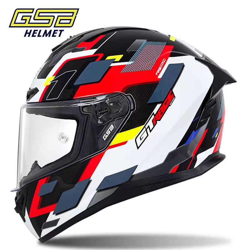 GSB361Motorcycle Helmet for Men and Women, Full Face Bluetooth Helmet for Motorcycles and Electric Bikes, All-Season Universal Riding Helmet3C Certified Helmet