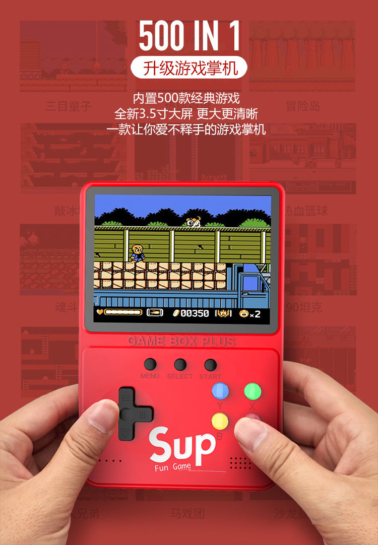Handheld Game Console500Game Power Bank D312-in-1 Mini Handheld Game Console Connected to TV for Two Players Children's Toy