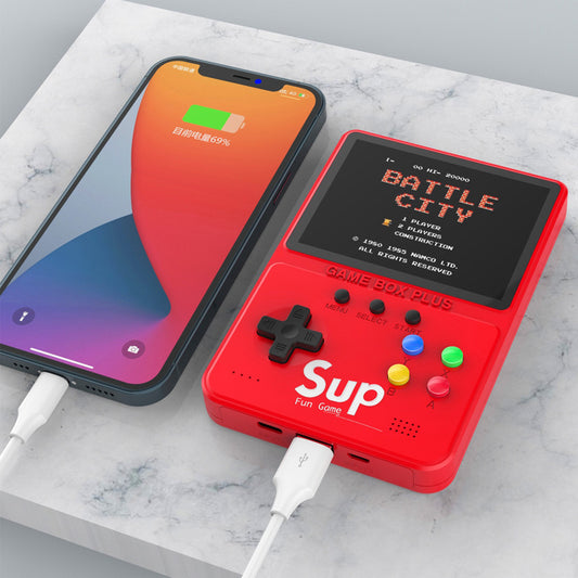 Handheld Game Console500Game Power Bank D312-in-1 Mini Handheld Game Console Connected to TV for Two Players Children's Toy