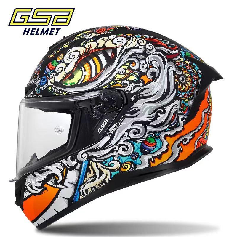 GSB361Motorcycle Helmet for Men and Women, Full Face Bluetooth Helmet for Motorcycles and Electric Bikes, All-Season Universal Riding Helmet3C Certified Helmet
