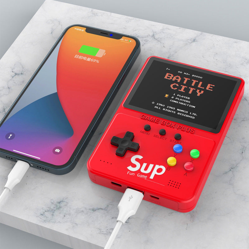 Handheld Game Console500Game Power Bank D312-in-1 Mini Handheld Game Console Connected to TV for Two Players Children's Toy