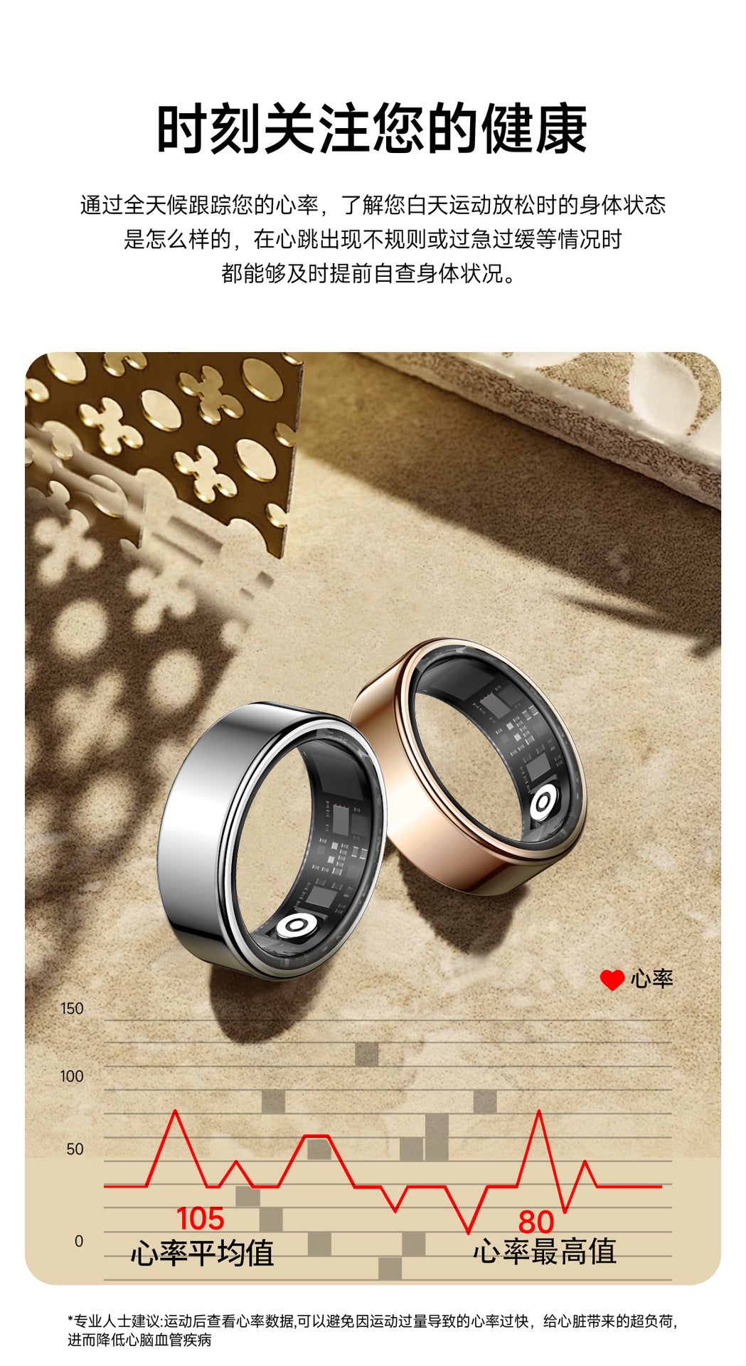 SY02Smart Ring Heart Rate Blood Oxygen Sleep HRV Heart rate variability stress test smart ring manufacturer